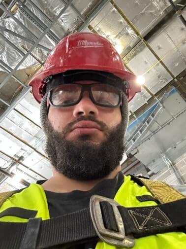 Electrical student Morales